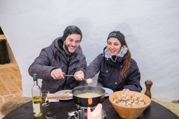 Fondue evening in the igloo – Kühtai